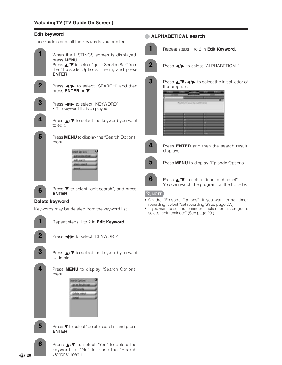 Sharp Aquos LC 32D7U User Manual | Page 27 / 101