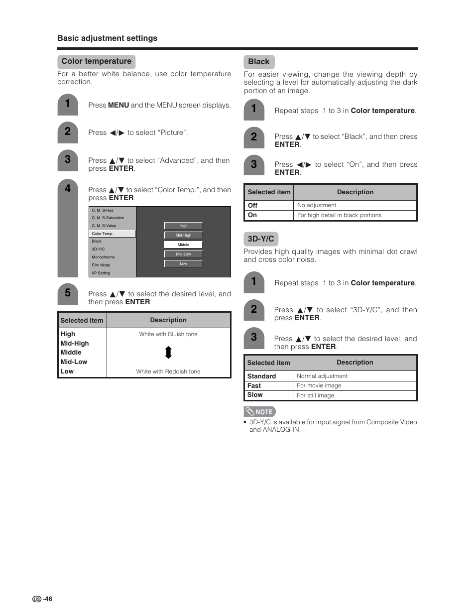 Sharp Aquos LC 32D7U User Manual | Page 47 / 101