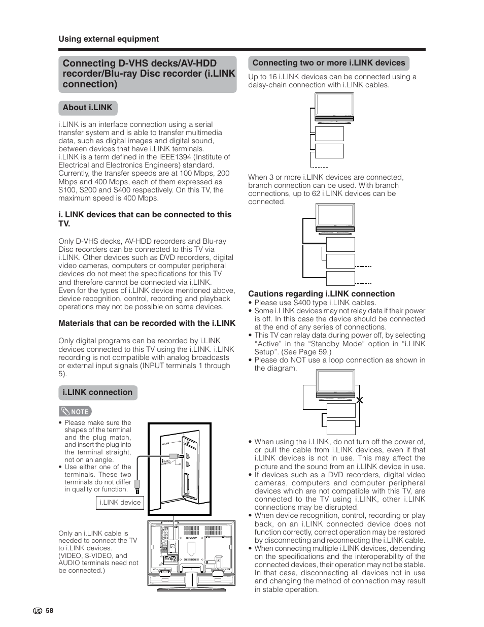 Sharp Aquos LC 32D7U User Manual | Page 59 / 101