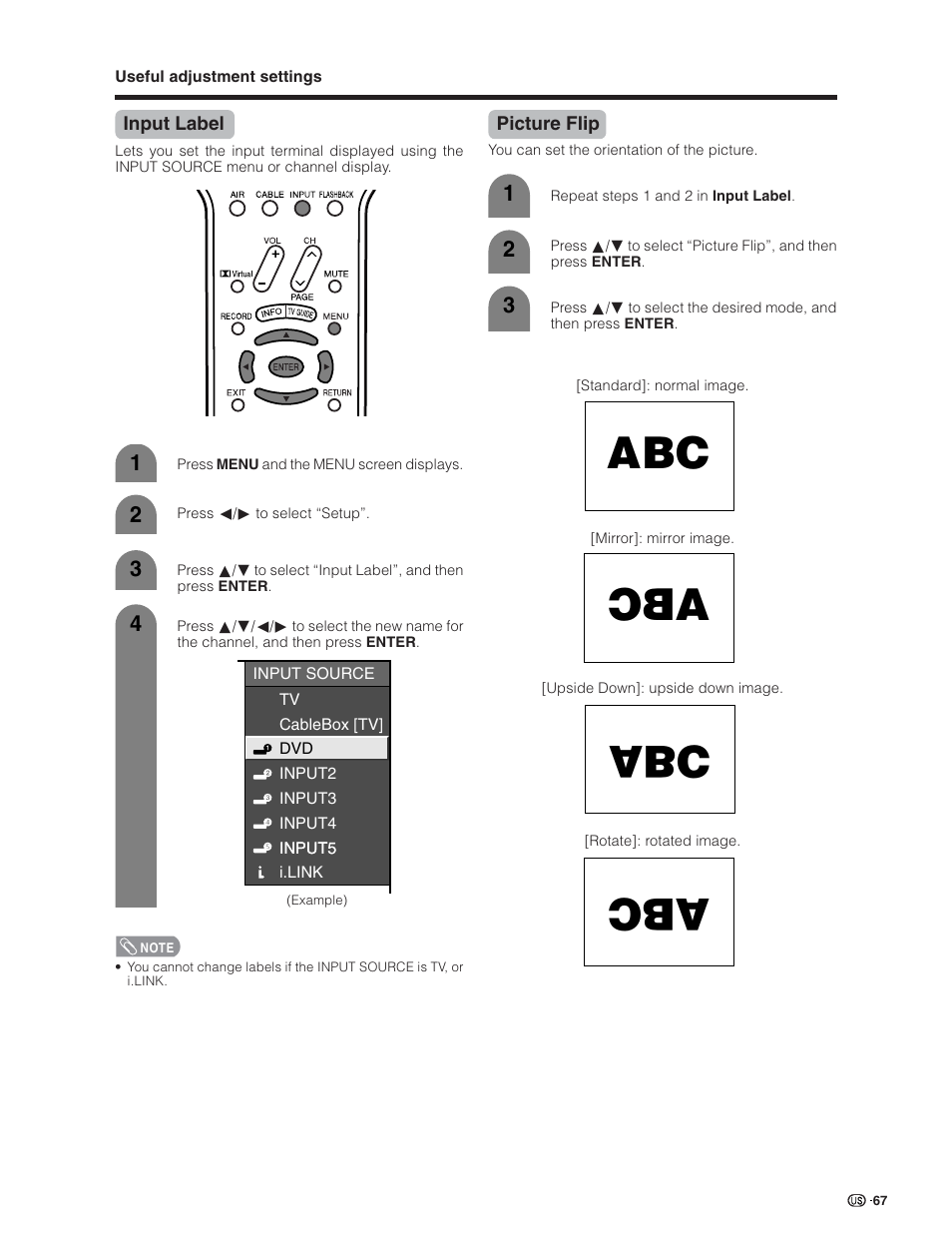 Sharp Aquos LC 32D7U User Manual | Page 68 / 101