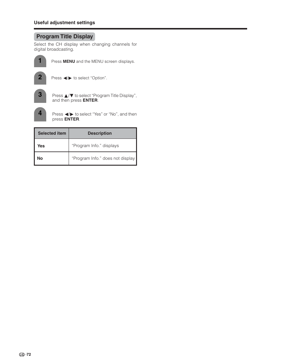 Sharp Aquos LC 32D7U User Manual | Page 73 / 101