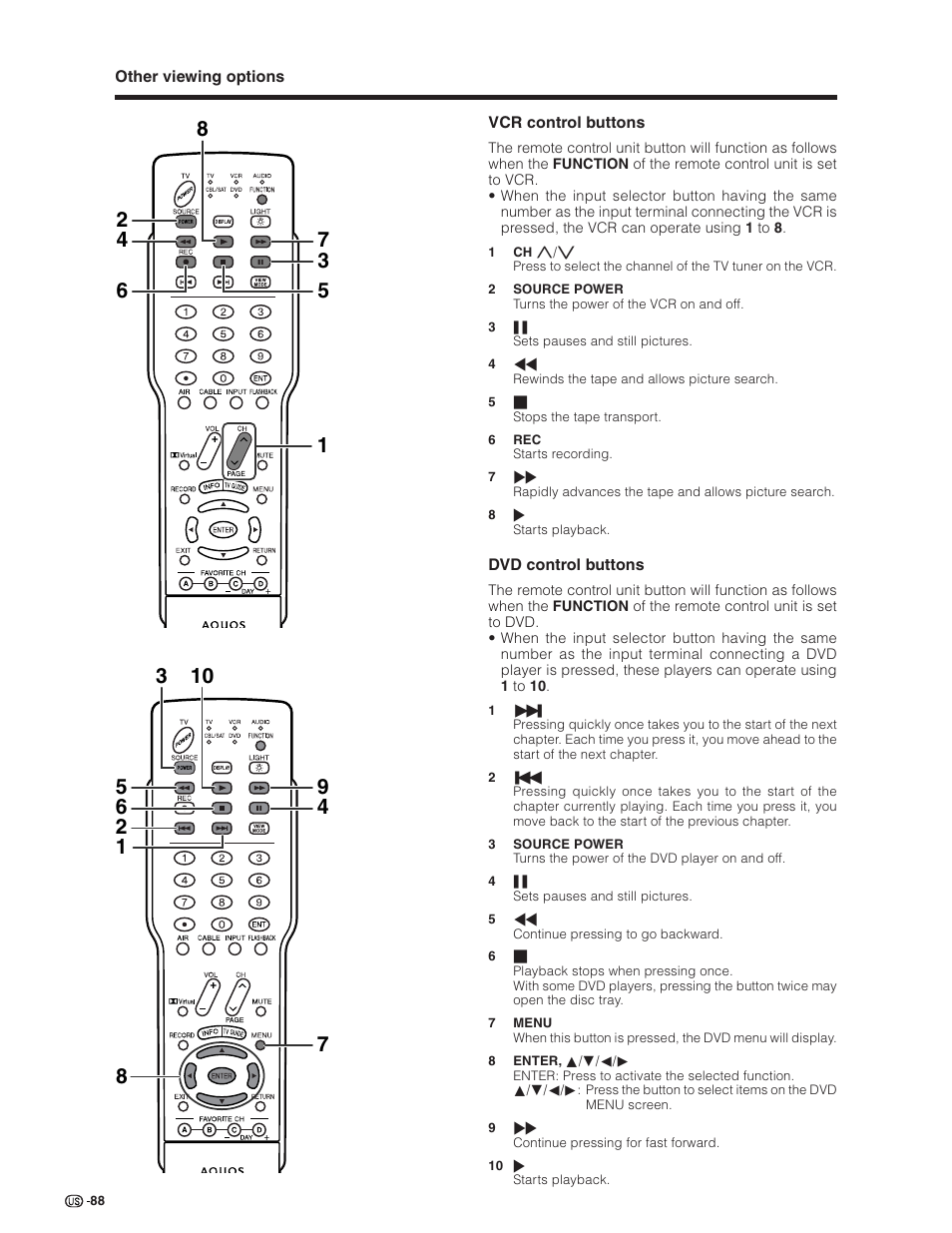 Sharp Aquos LC 32D7U User Manual | Page 89 / 101