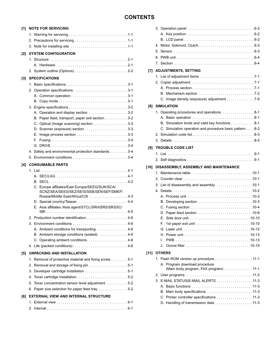 Sharp AR-235 User Manual | Page 3 / 10