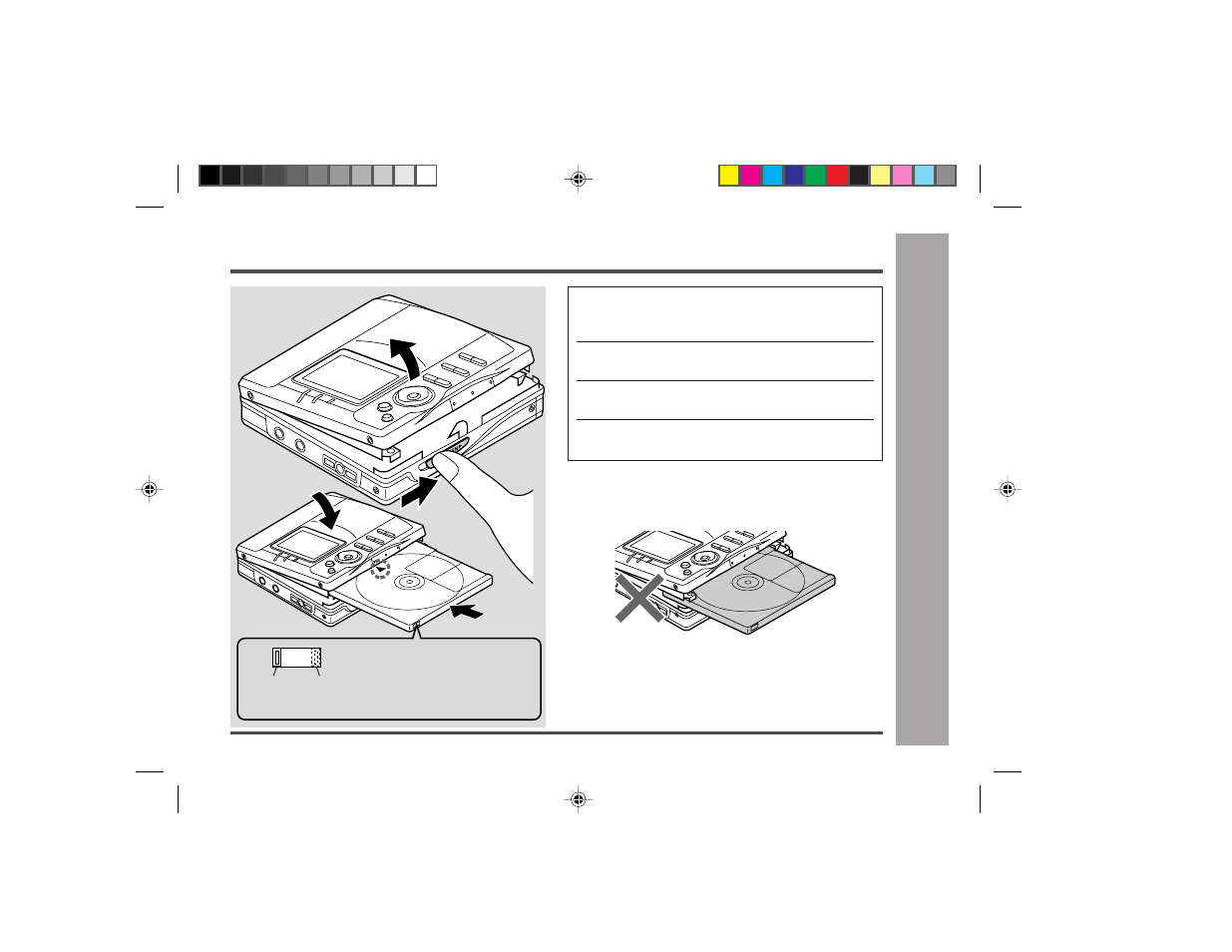 Inserting a minidisc, Preparation | Sharp MD-MT877H User Manual | Page 17 / 61