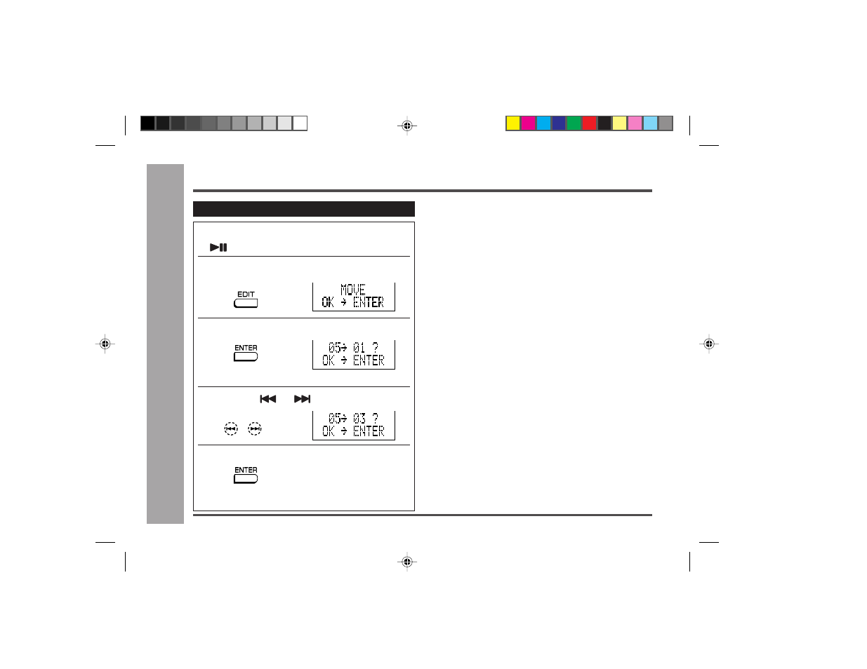 Advanced features, Editing a recorded minidisc (continued) | Sharp MD-MT877H User Manual | Page 50 / 61