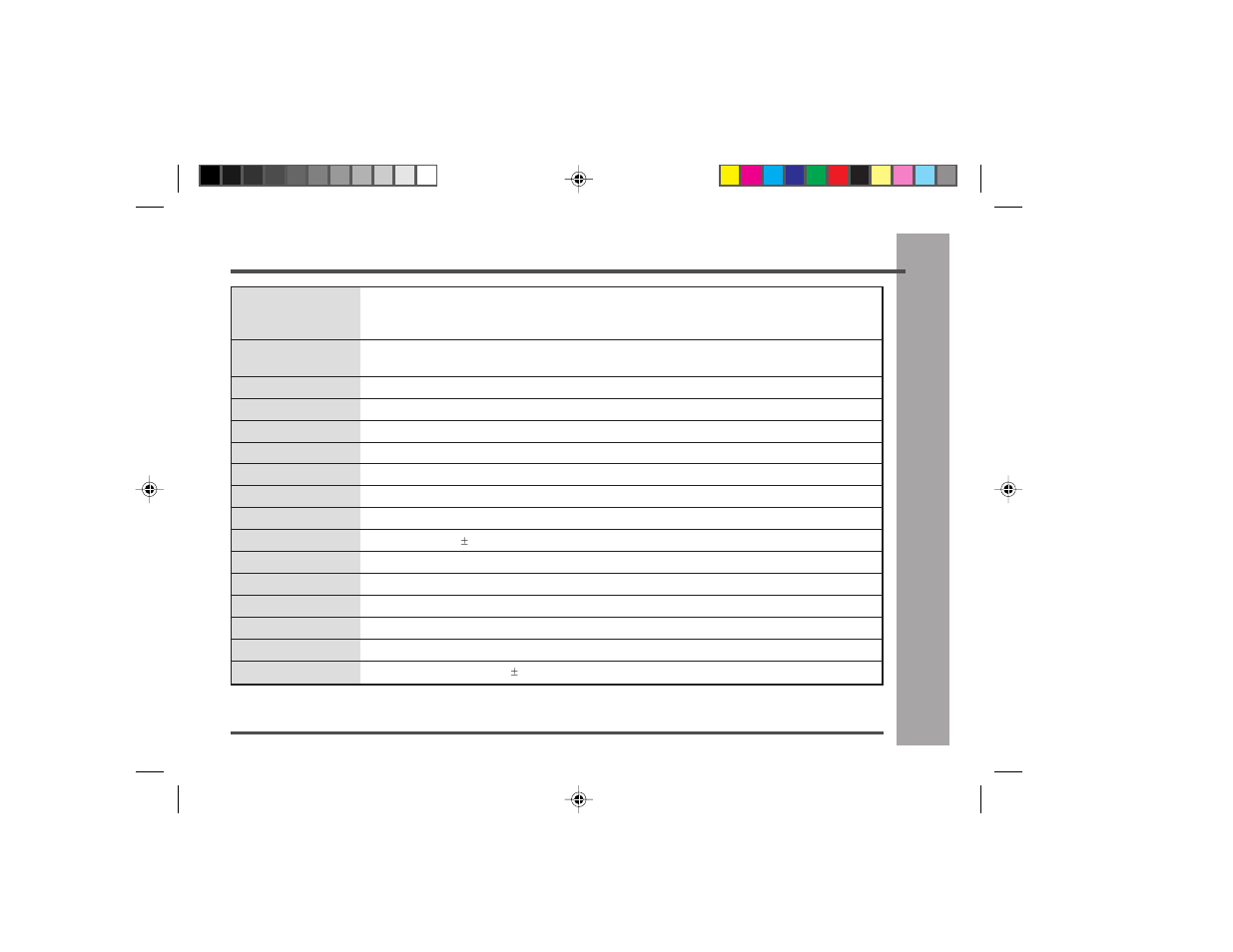 Specifications, References | Sharp MD-MT877H User Manual | Page 59 / 61