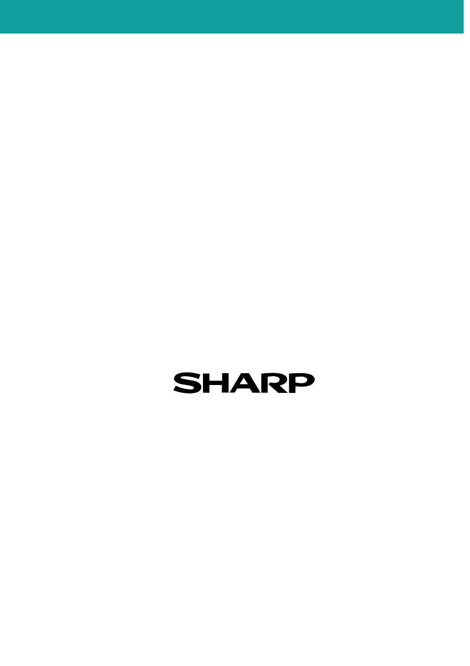 Sharp corporation, Operation manual for network scanner | Sharp Network Scanner User Manual | Page 32 / 32