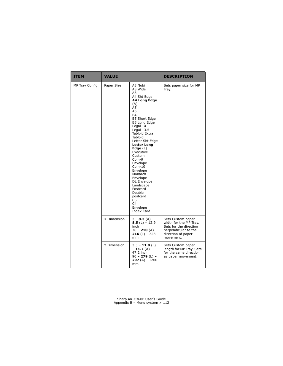 Sharp AR-C360P User Manual | Page 112 / 121