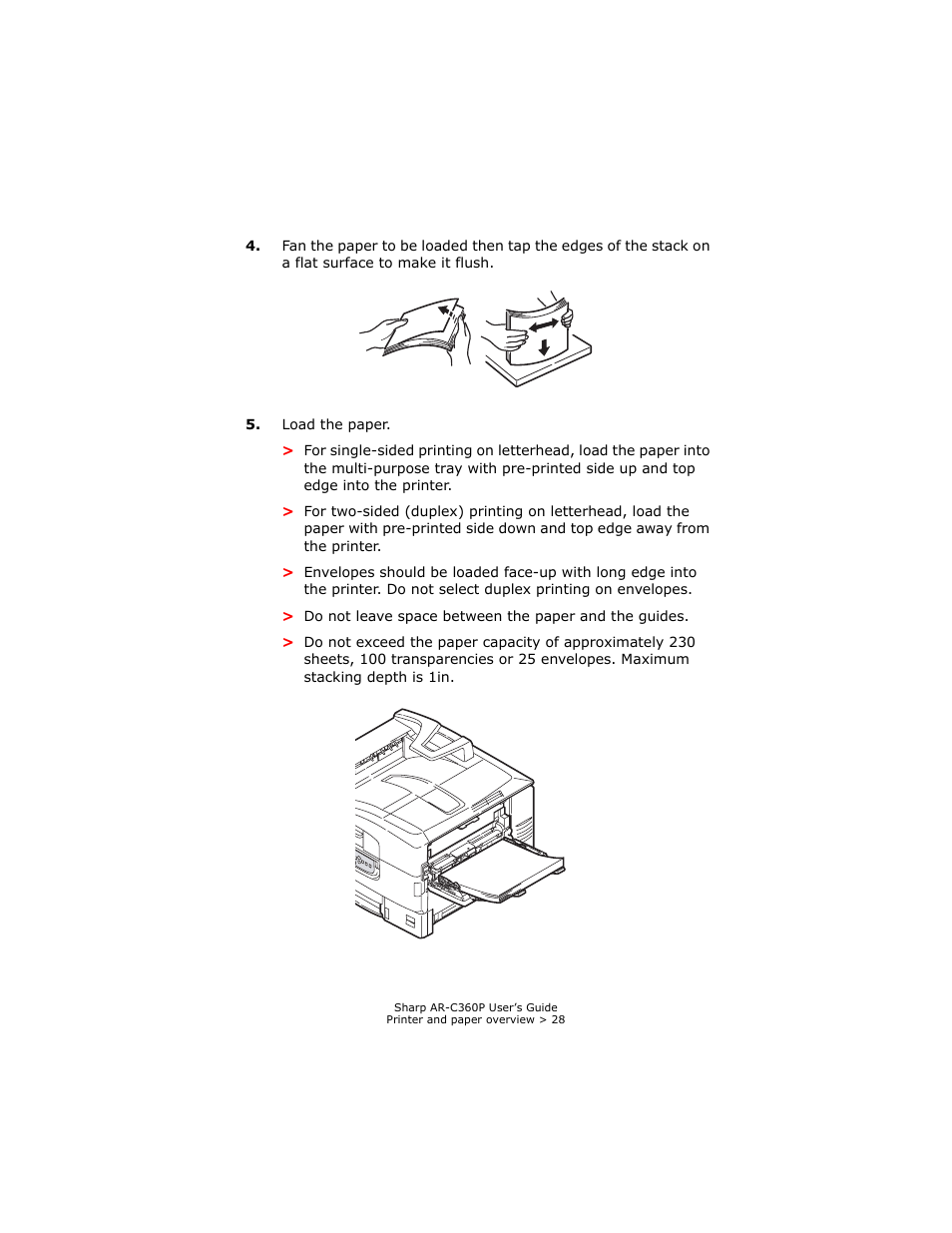 Sharp AR-C360P User Manual | Page 28 / 121