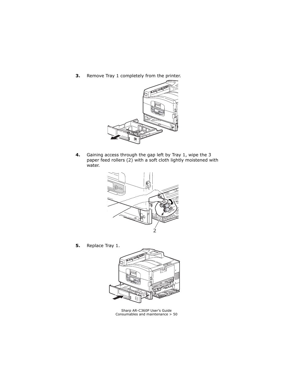 Sharp AR-C360P User Manual | Page 50 / 121