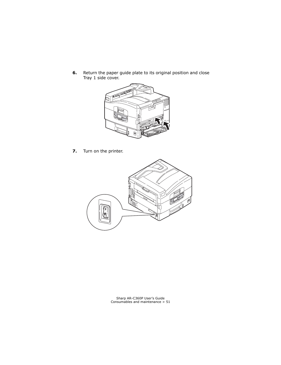 Sharp AR-C360P User Manual | Page 51 / 121