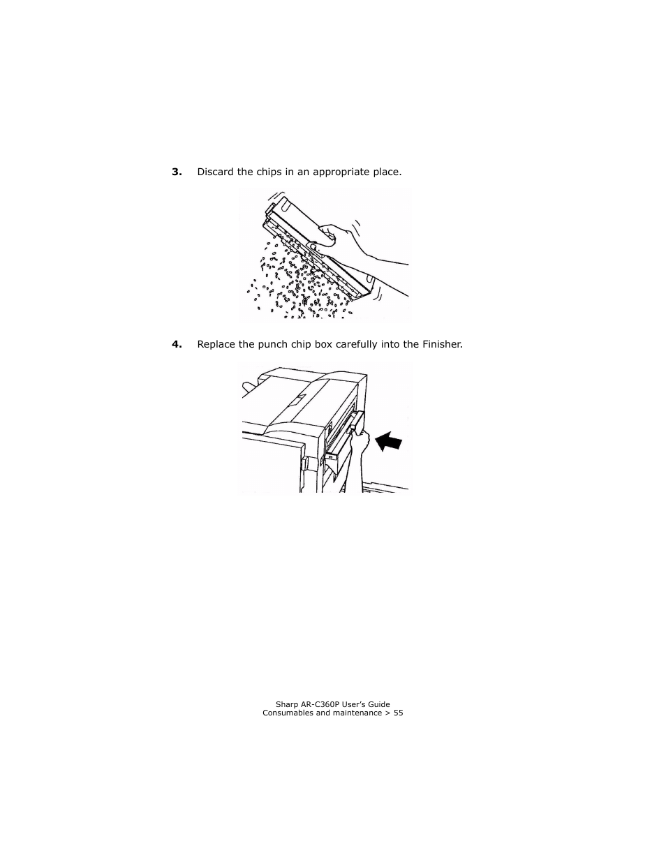 Sharp AR-C360P User Manual | Page 55 / 121