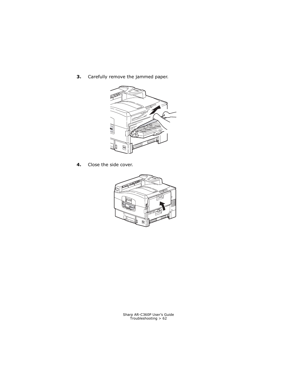 Sharp AR-C360P User Manual | Page 62 / 121
