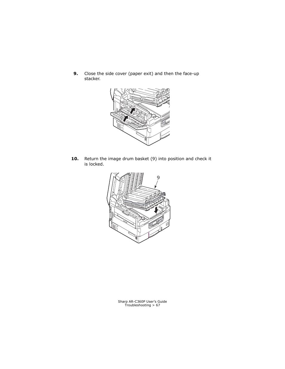 Sharp AR-C360P User Manual | Page 67 / 121