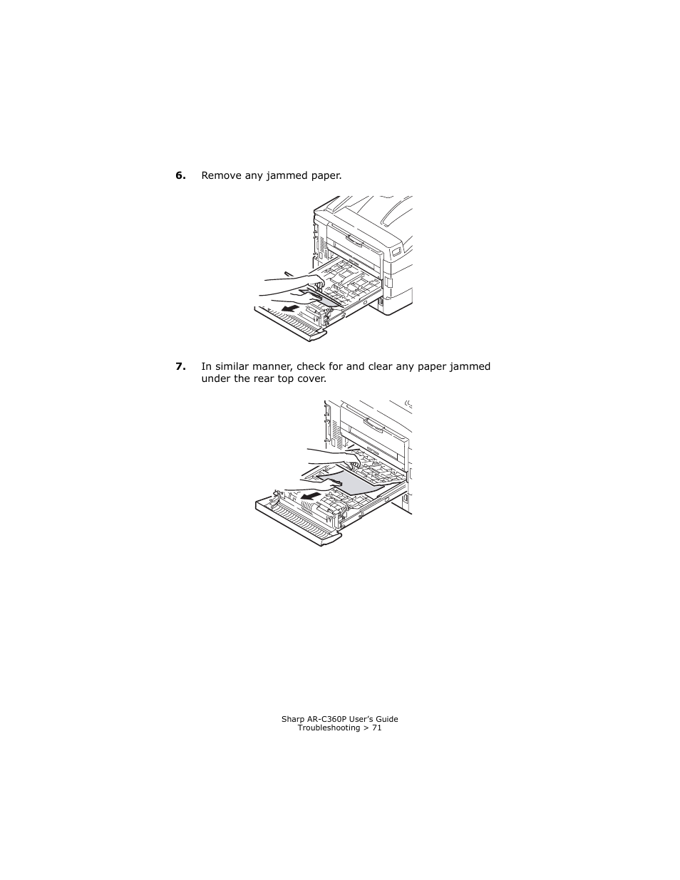 Sharp AR-C360P User Manual | Page 71 / 121