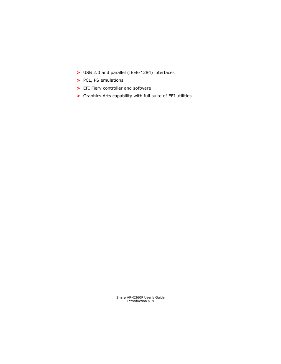 Sharp AR-C360P User Manual | Page 8 / 121