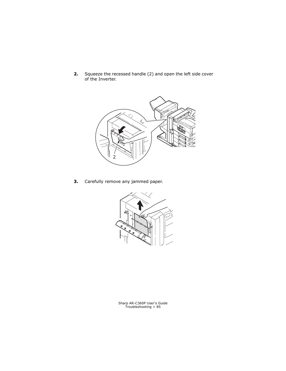 Sharp AR-C360P User Manual | Page 85 / 121
