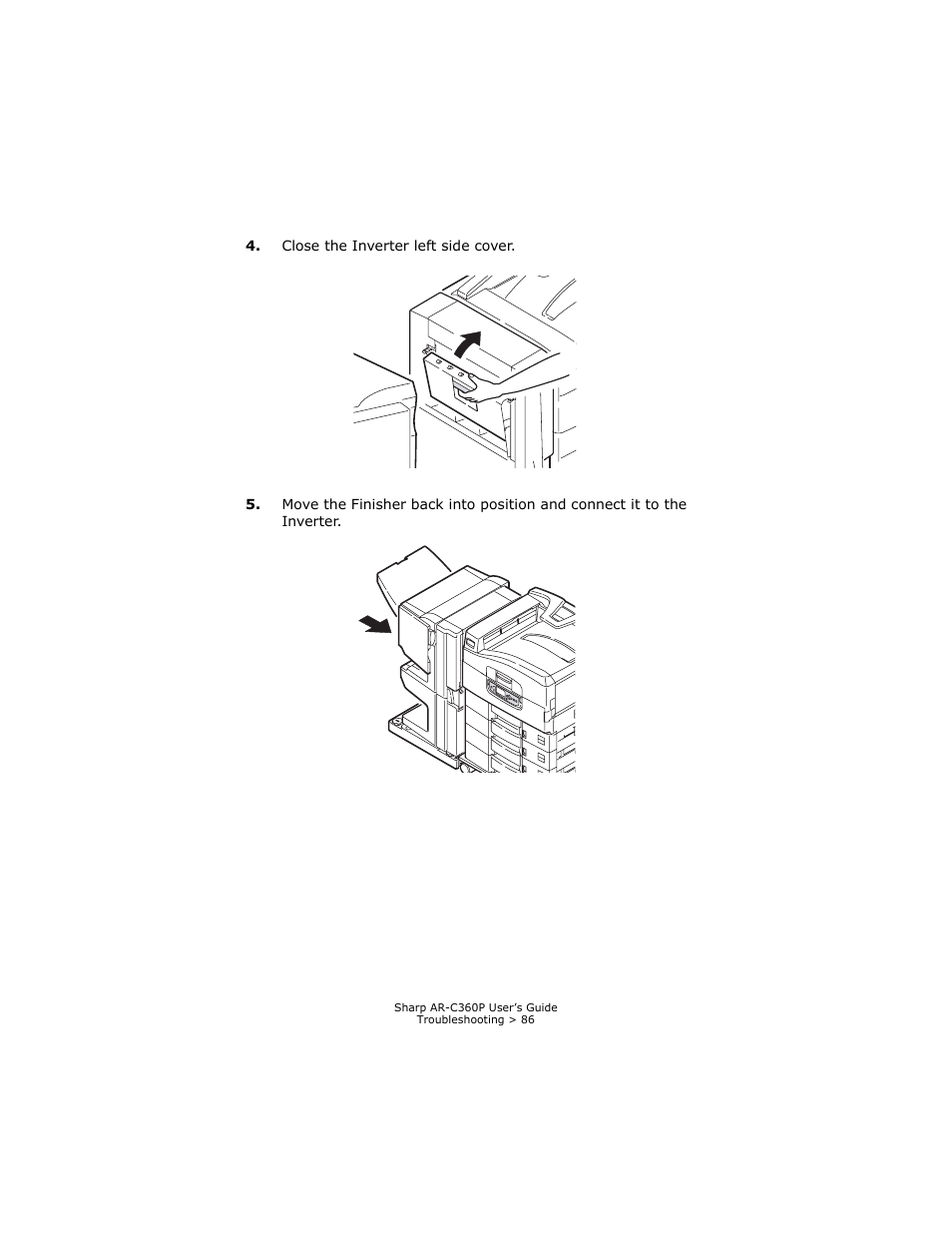 Sharp AR-C360P User Manual | Page 86 / 121