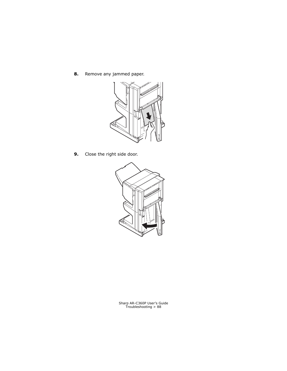 Sharp AR-C360P User Manual | Page 88 / 121