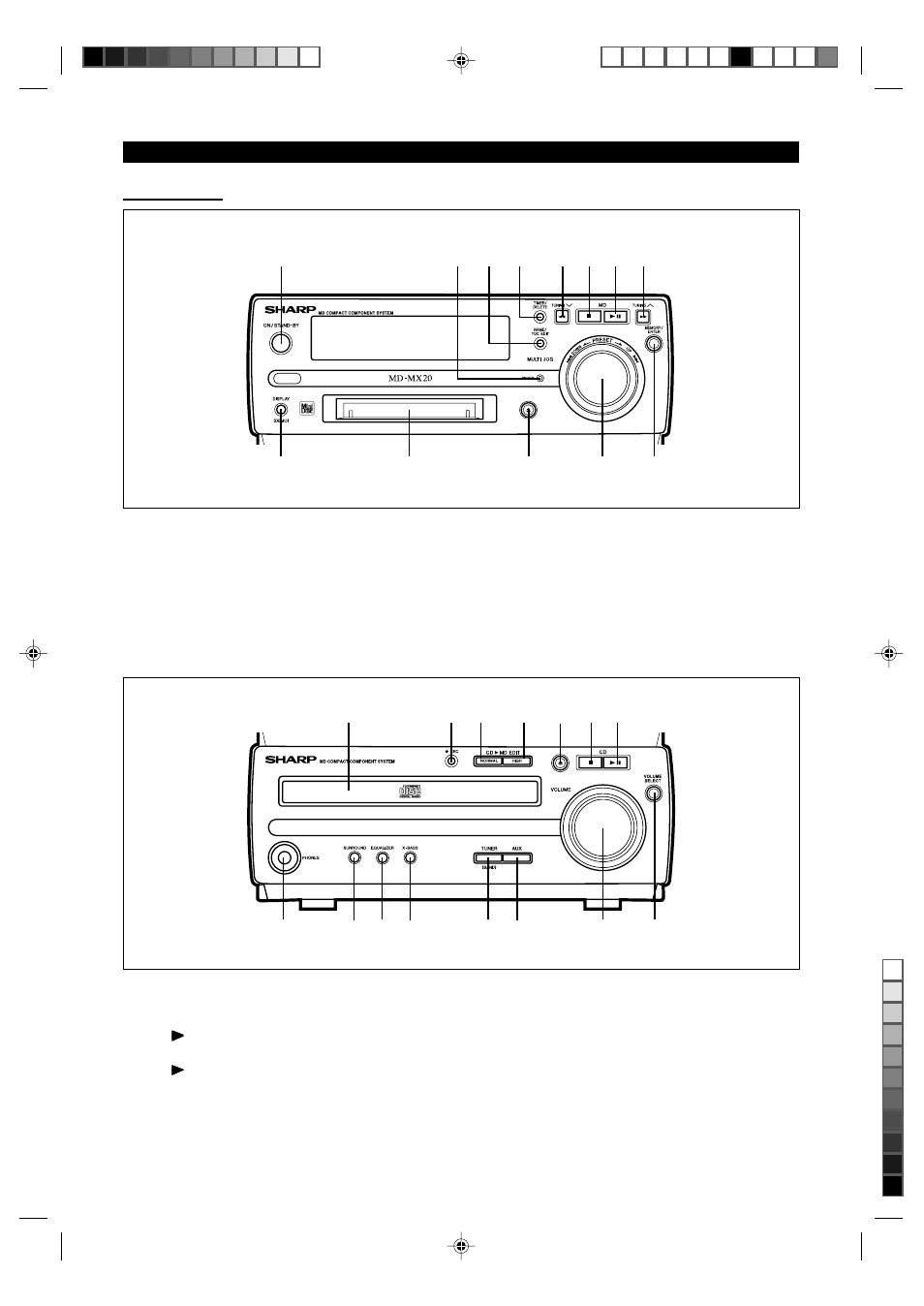 Sharp MD-MX20 User Manual | Page 6 / 44