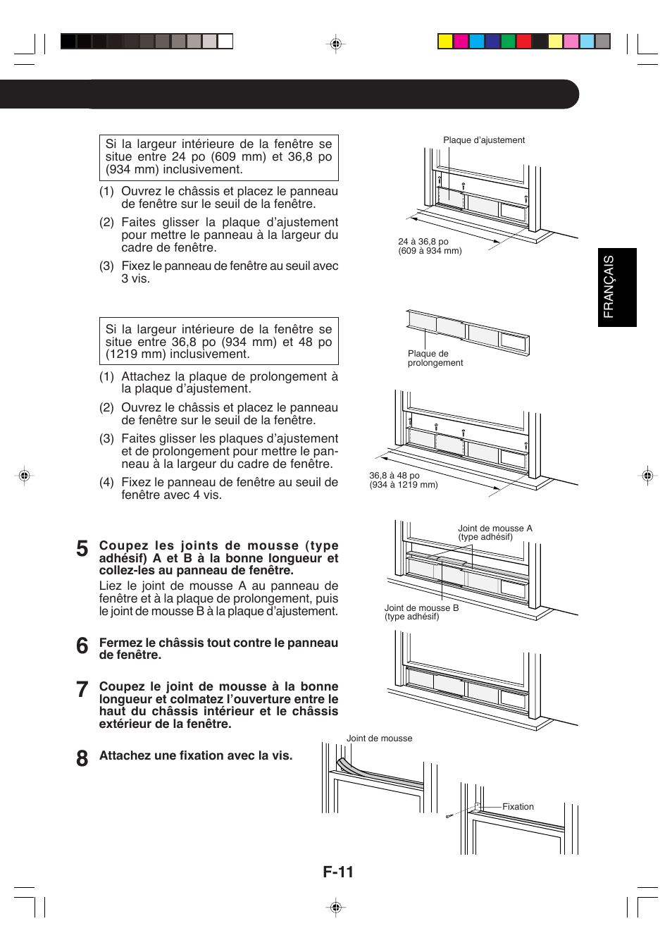 F-11 | Sharp CV-P09LX User Manual | Page 45 / 96