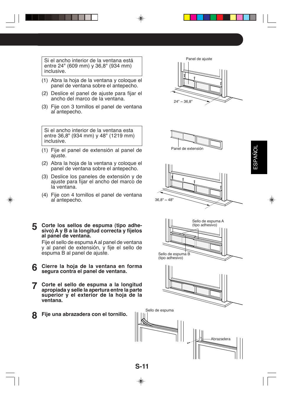 S-11 | Sharp CV-P09LX User Manual | Page 75 / 96