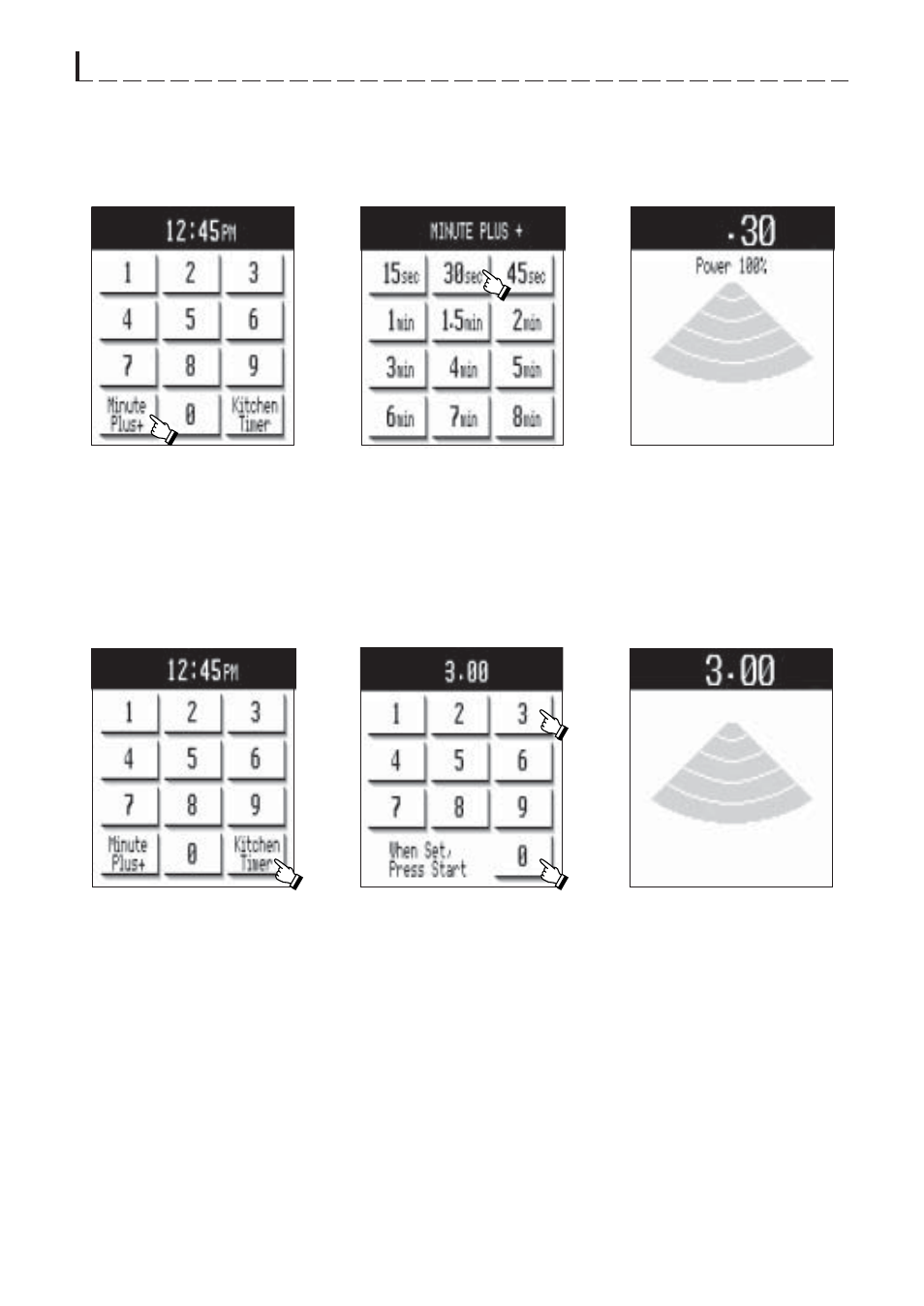 Kitchen timer, Minute plus | Sharp R-1751 User Manual | Page 33 / 40