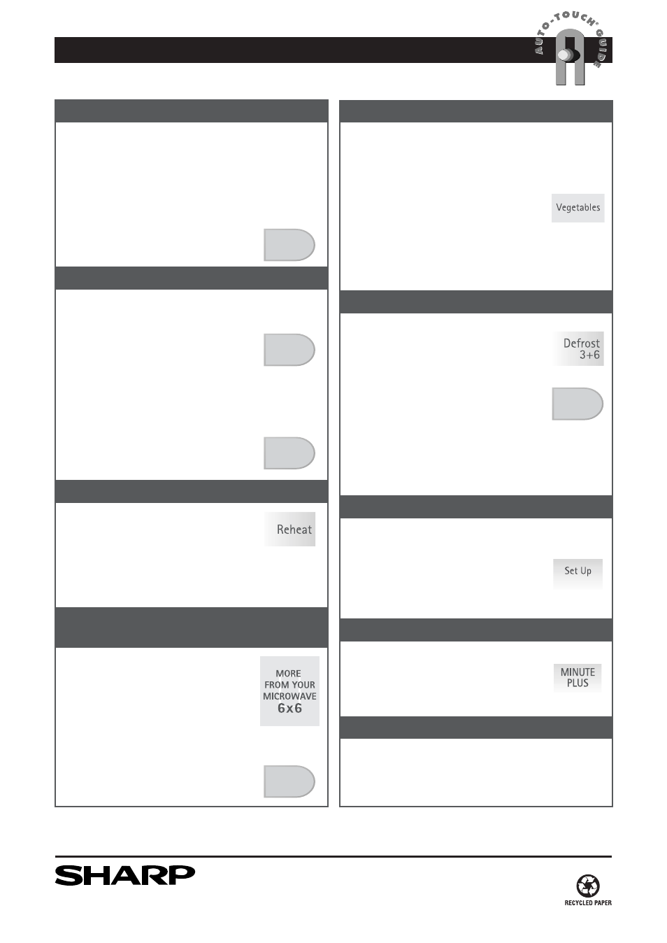 Sharp R-1751 User Manual | Page 40 / 40