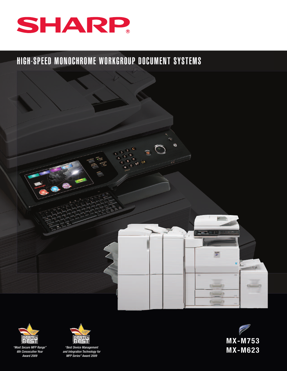Sharp MX-M753 User Manual | 12 pages