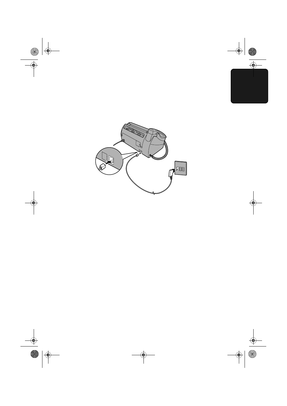 Connecting the telephone line cord | Sharp UX-S10 User Manual | Page 13 / 119