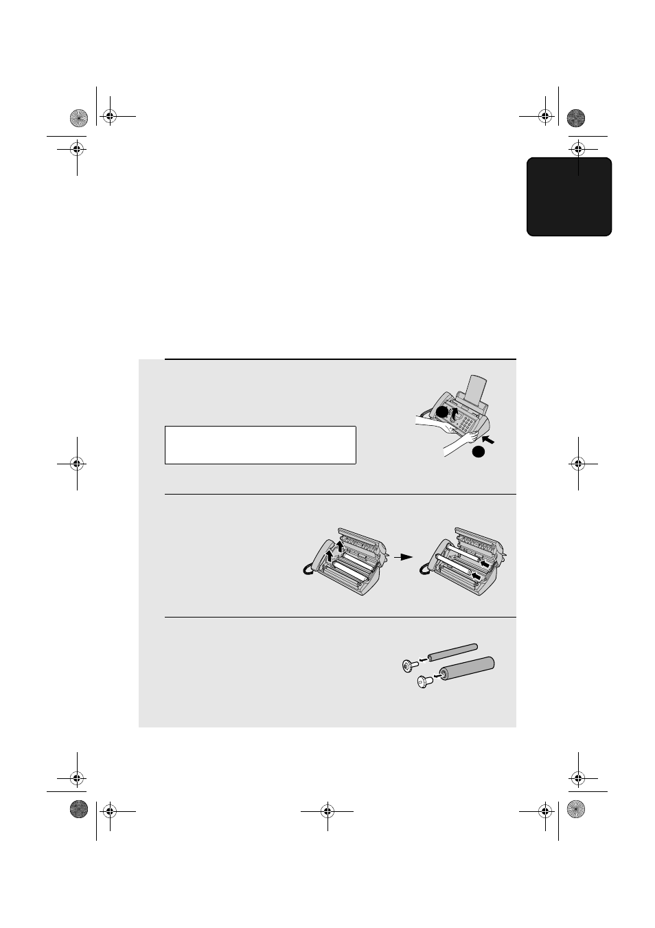 Loading the imaging film | Sharp UX-S10 User Manual | Page 15 / 119