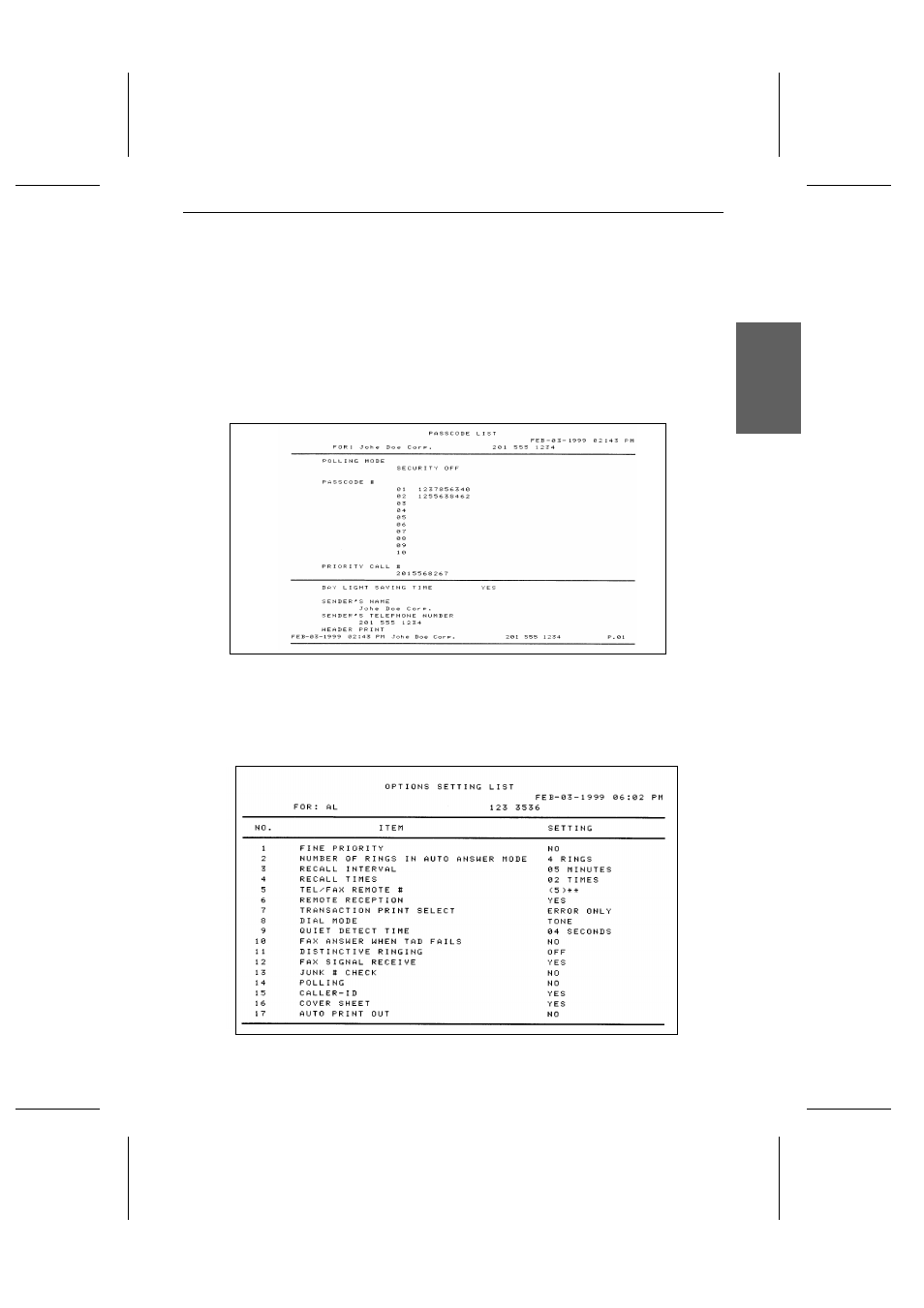 Sharp UX-305 User Manual | Page 101 / 130