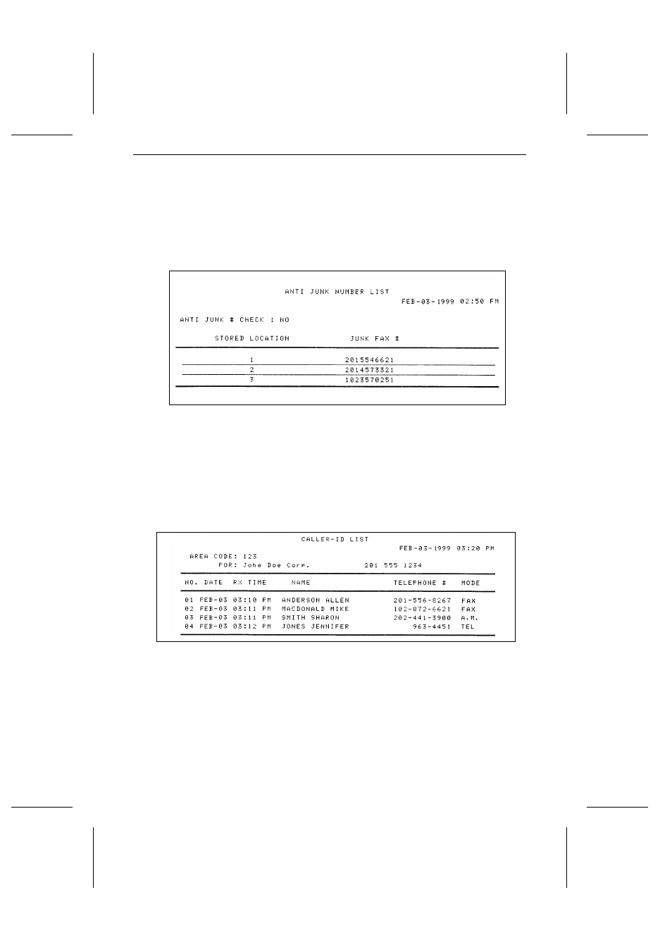 Sharp UX-305 User Manual | Page 102 / 130