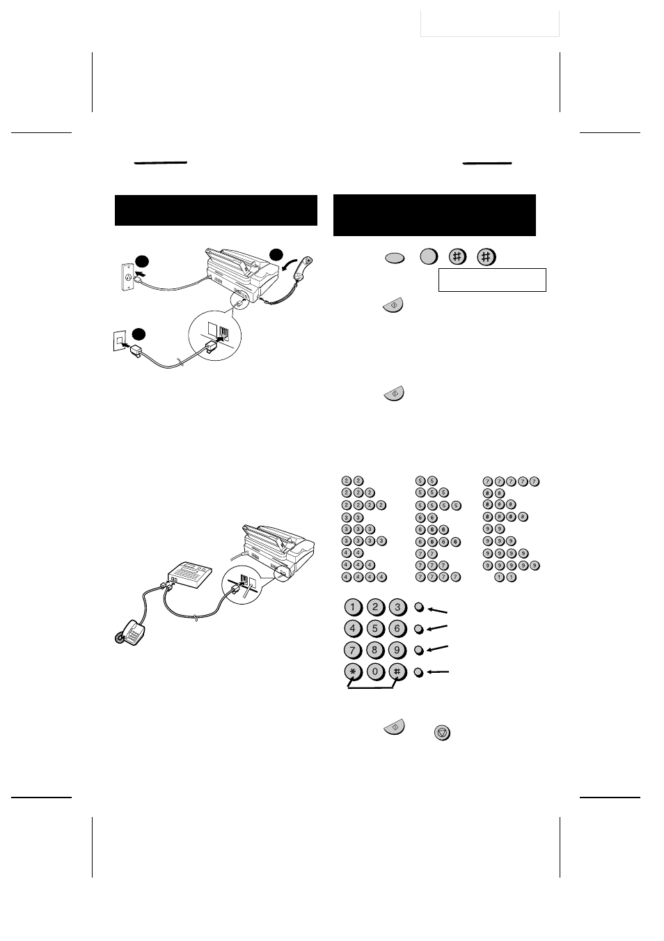 Ux305u-qrsp, Guia de consulta rapida, Instalación | Introducción de su nombre y número, P = 0 0 1 | Sharp UX-305 User Manual | Page 125 / 130