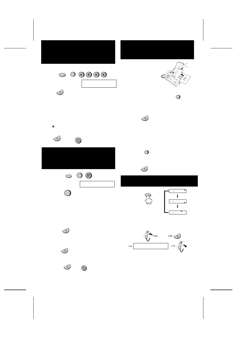 Insercion de fecha y hora, Envo de documentos, Recepción de documentos | P = 0 0 2 | Sharp UX-305 User Manual | Page 126 / 130