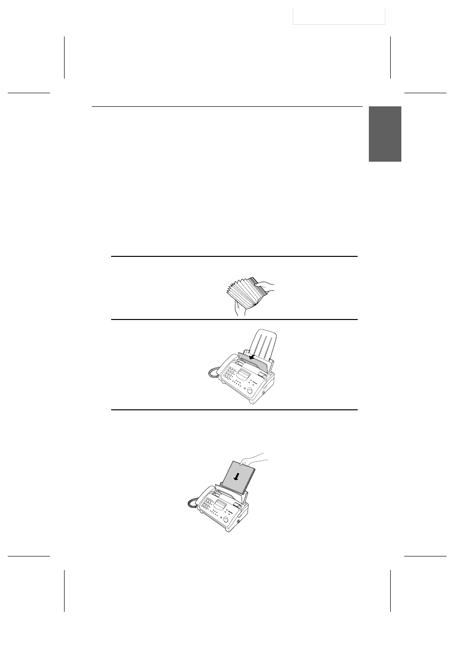 Loading printing paper | Sharp UX-305 User Manual | Page 23 / 130