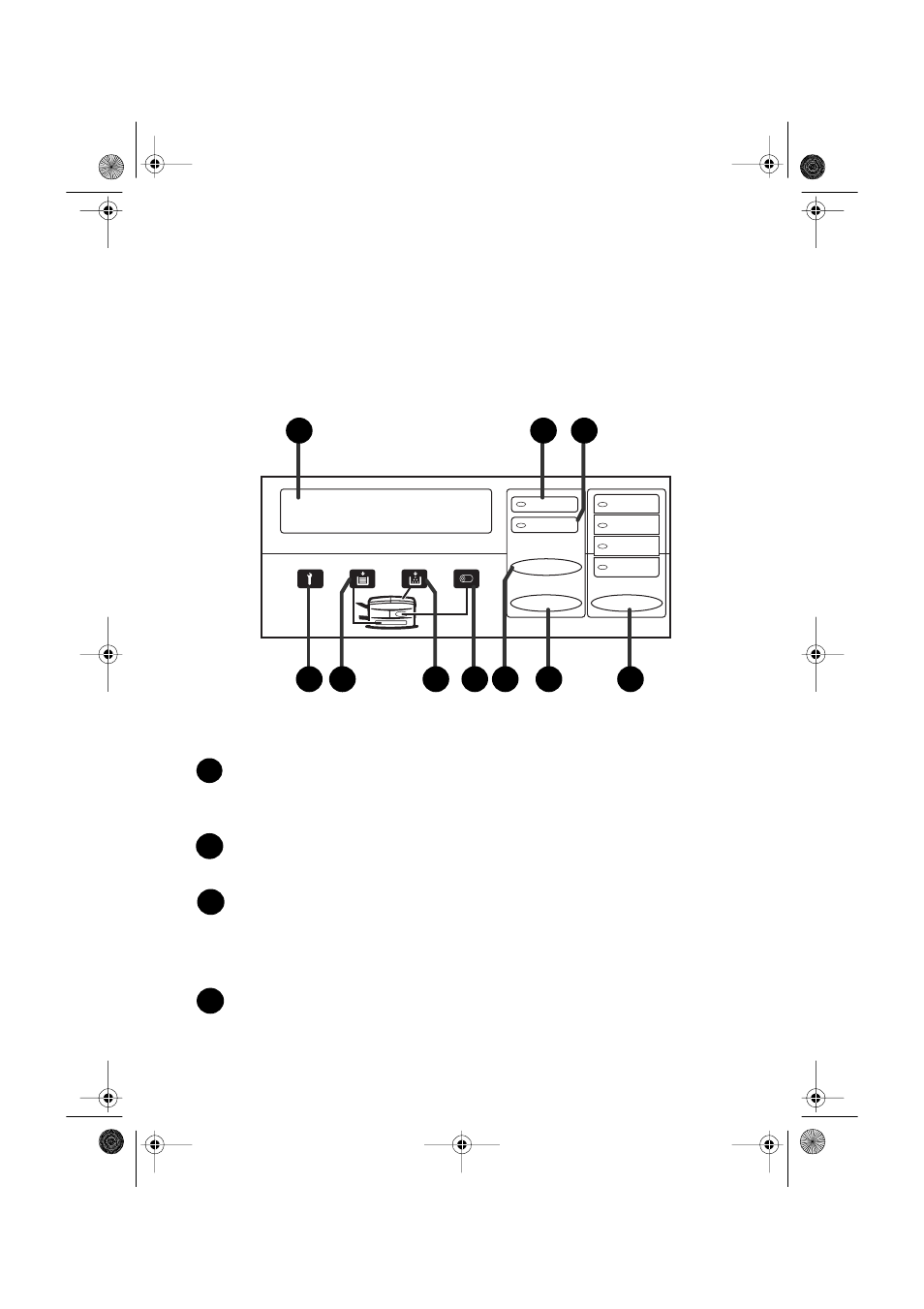 A look at the operation panel | Sharp FO-5550 User Manual | Page 10 / 187