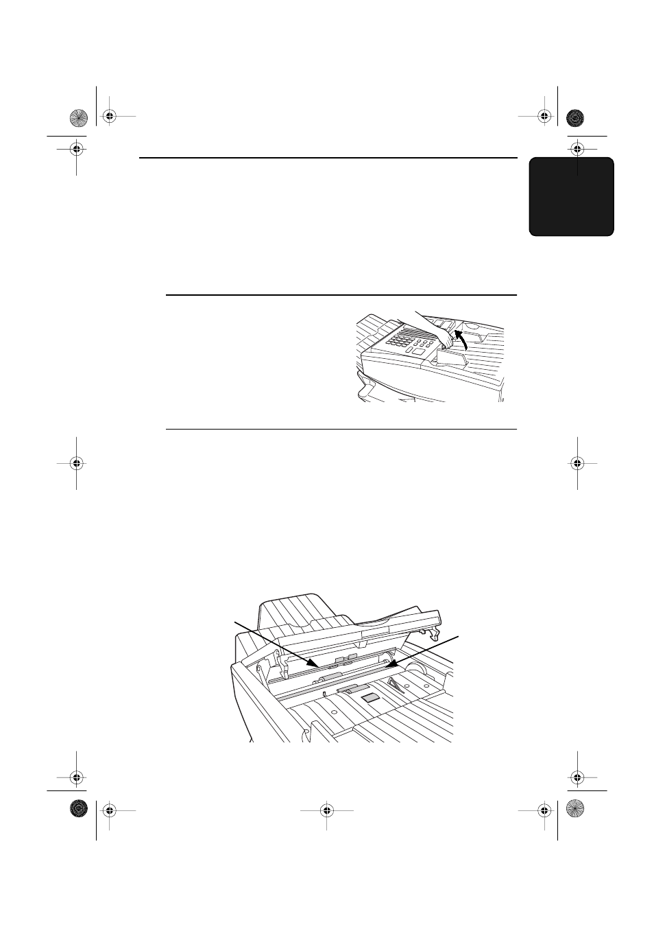 Maintenance, Cleaning the scanning glass and rollers | Sharp FO-5550 User Manual | Page 163 / 187