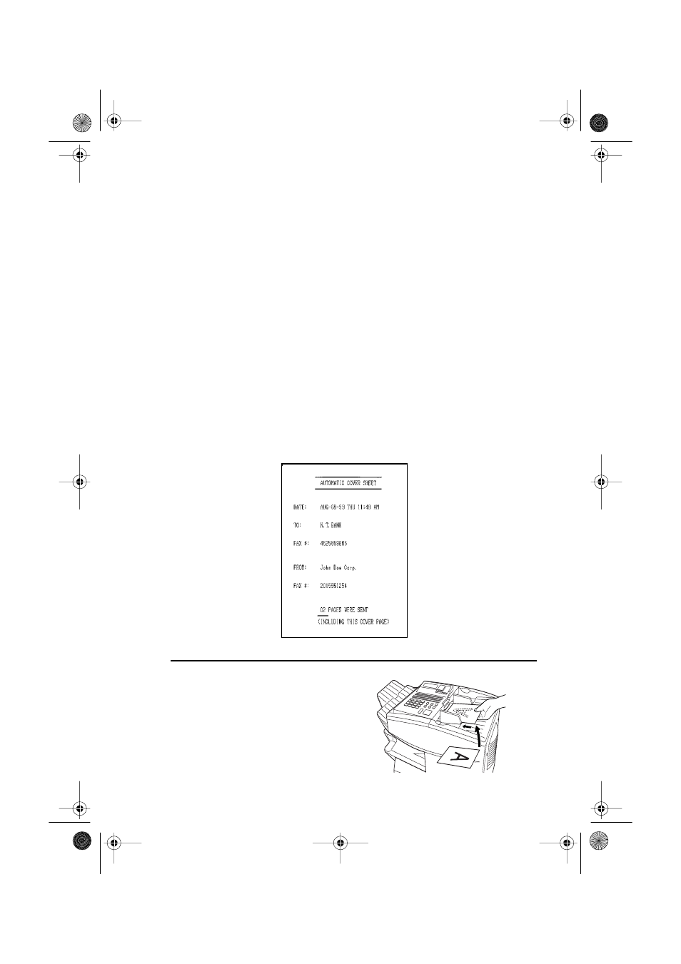 Cover sheet | Sharp FO-5550 User Manual | Page 60 / 187