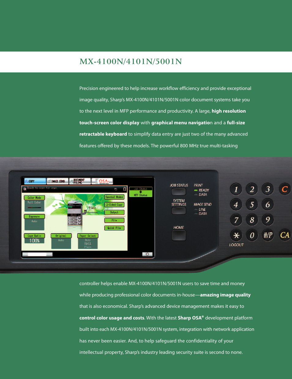 Sharp CPD-3830 User Manual | Page 2 / 12