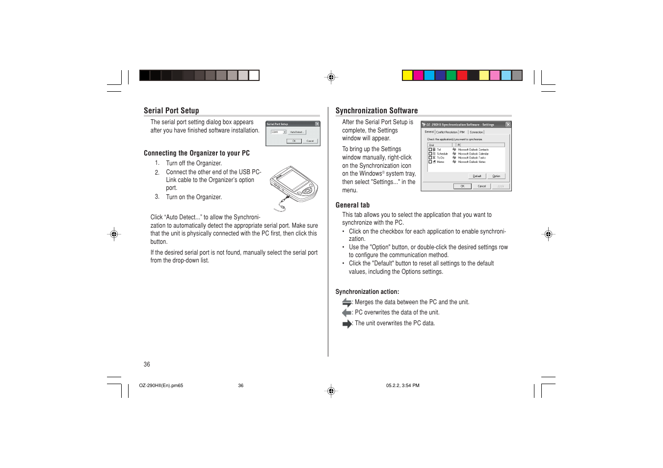 Sharp ELECTRONIC ORGANIZER OZ-290HII User Manual | Page 38 / 80