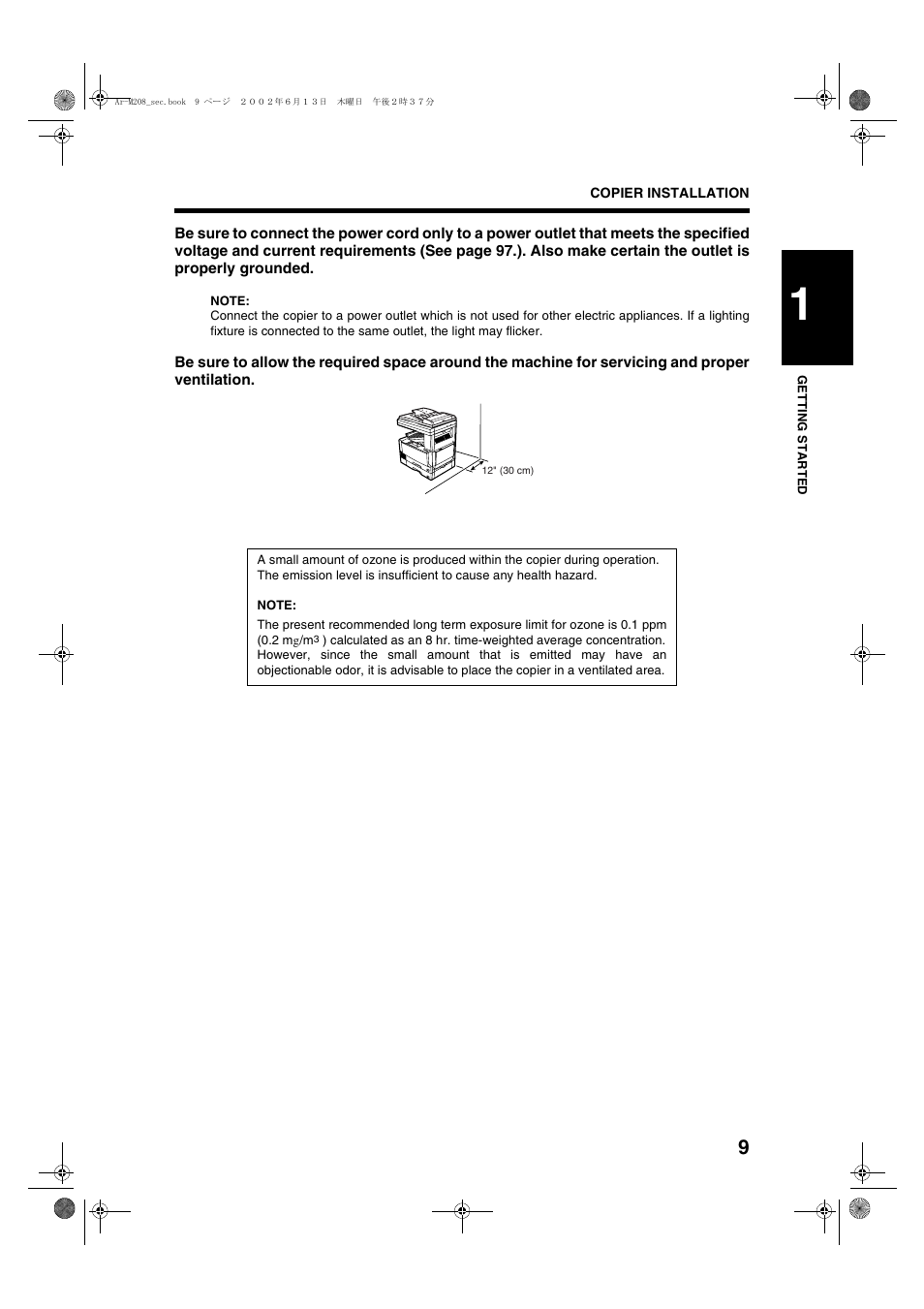 Sharp AR-M208 User Manual | Page 11 / 128