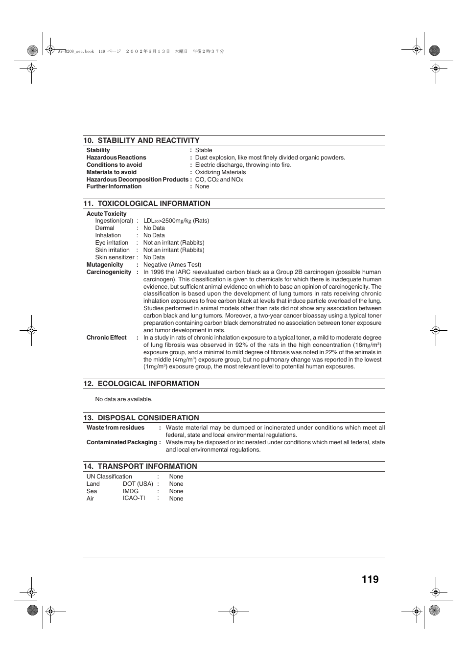 Sharp AR-M208 User Manual | Page 121 / 128