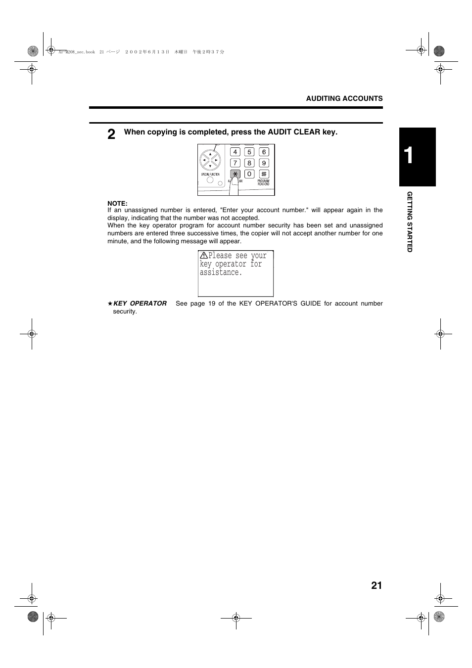 Sharp AR-M208 User Manual | Page 23 / 128
