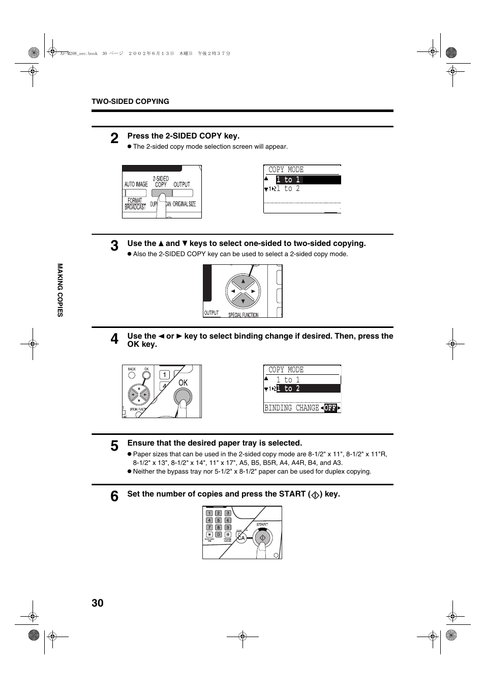 Sharp AR-M208 User Manual | Page 32 / 128