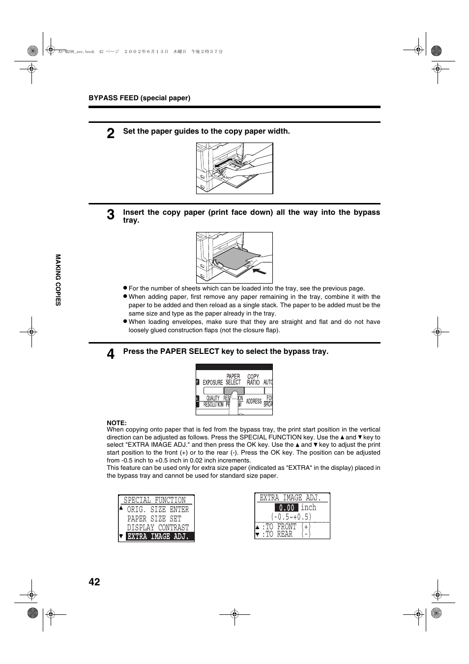 Sharp AR-M208 User Manual | Page 44 / 128