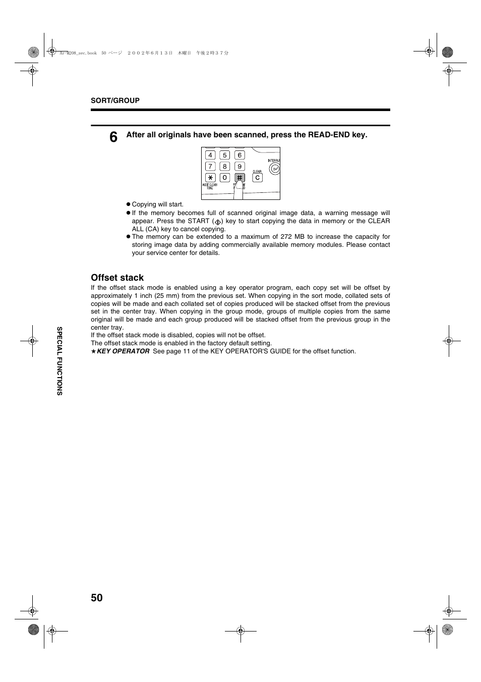 Offset stack | Sharp AR-M208 User Manual | Page 52 / 128