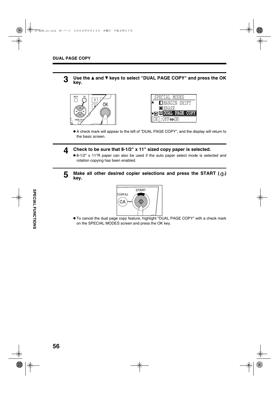 Sharp AR-M208 User Manual | Page 58 / 128