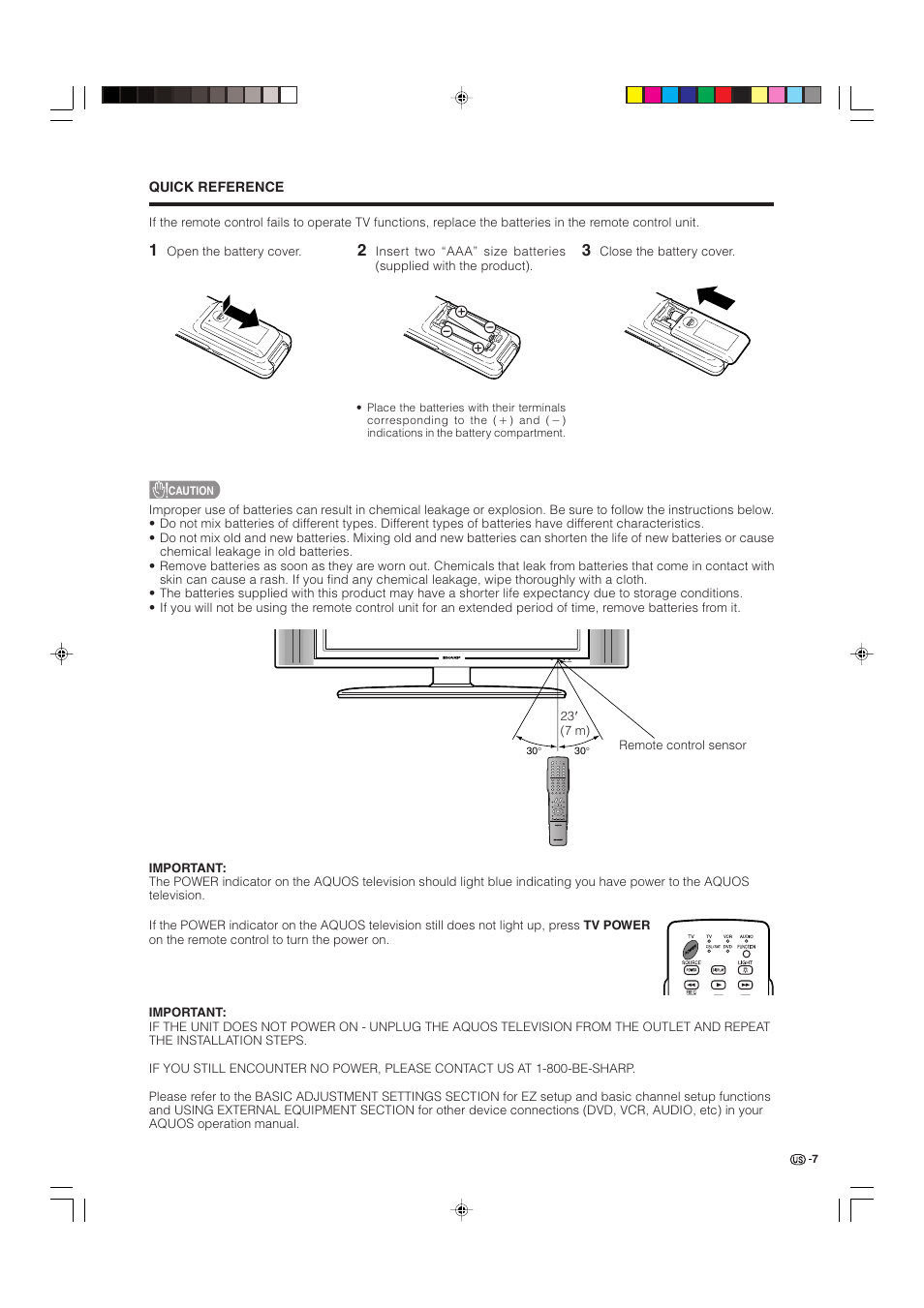 Sharp Aquos LC 32D4U User Manual | Page 8 / 61