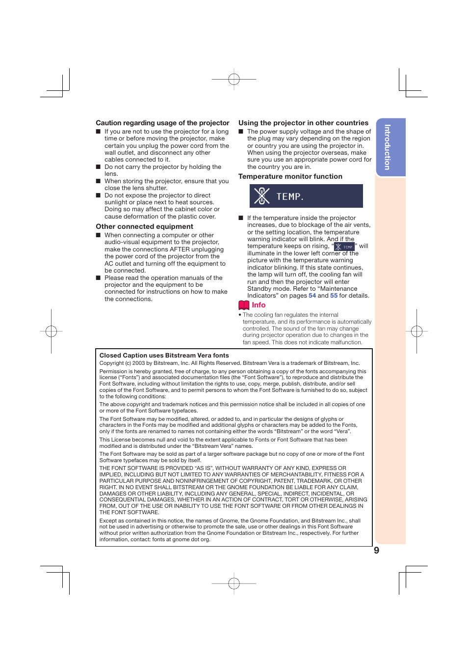 Intr oduction | Sharp Notevision XR-50S User Manual | Page 13 / 78
